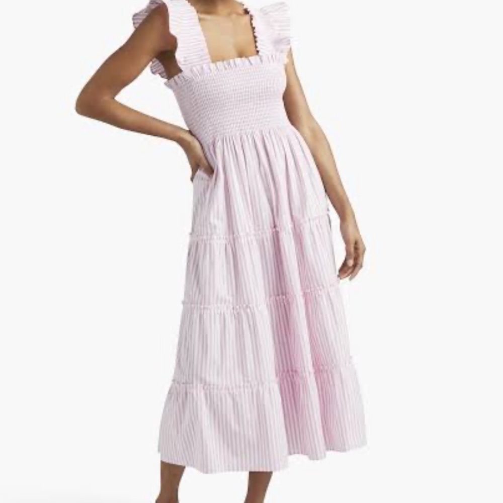 Bubblegum Stripe Ellie Nap Dress XS -  Hill House Home